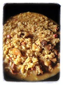 La inminente víctima esperando su hora de ser comido. 