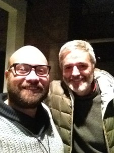 -Mikel, nos hacemos una selfie antes de que se pongan de moda en los Oscars? -Dale; yo soy muy de la selfie. 